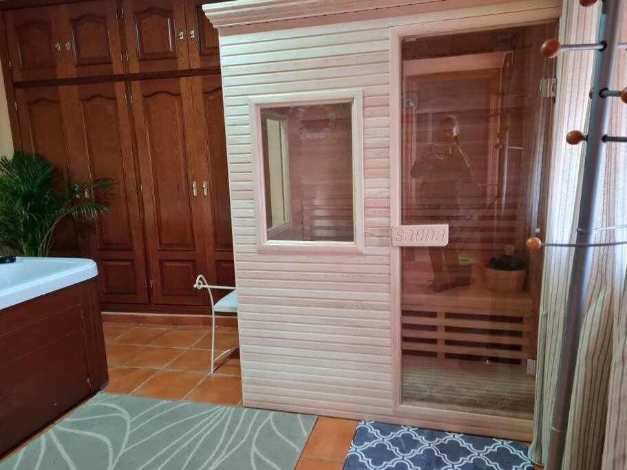 Casa Rural Con Jacuzzi, Sauna, Barbacoa Y Barra Cabeza la Vaca 外观 照片