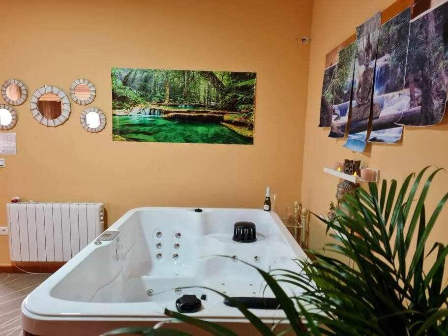 Casa Rural Con Jacuzzi, Sauna, Barbacoa Y Barra Cabeza la Vaca 外观 照片