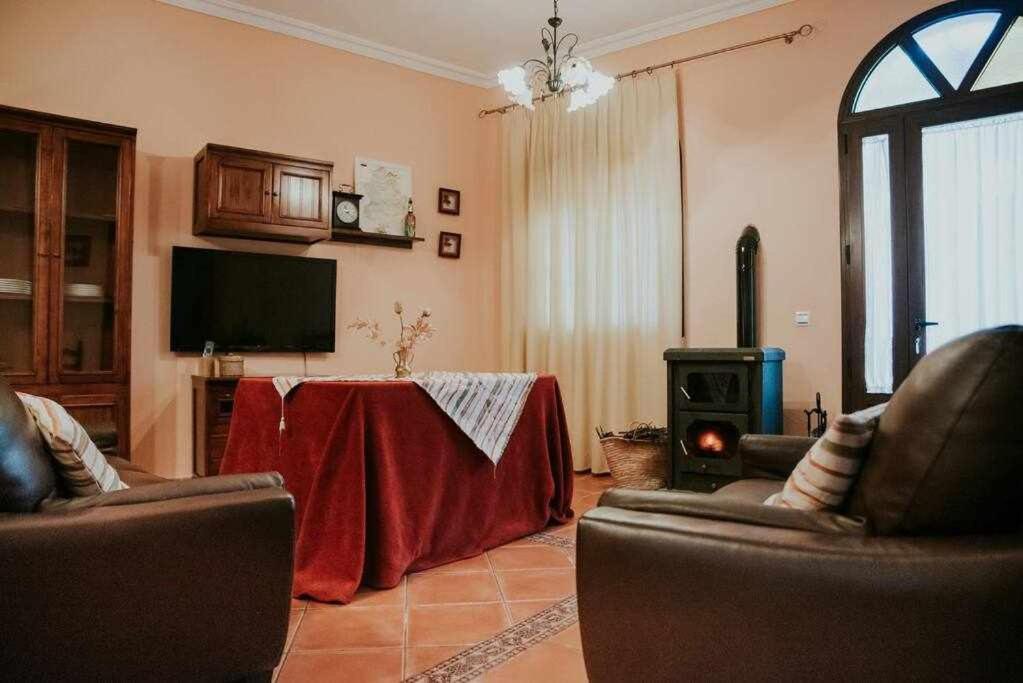 Casa Rural Con Jacuzzi, Sauna, Barbacoa Y Barra Cabeza la Vaca 外观 照片