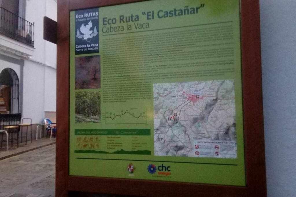 Casa Rural Con Jacuzzi, Sauna, Barbacoa Y Barra Cabeza la Vaca 外观 照片